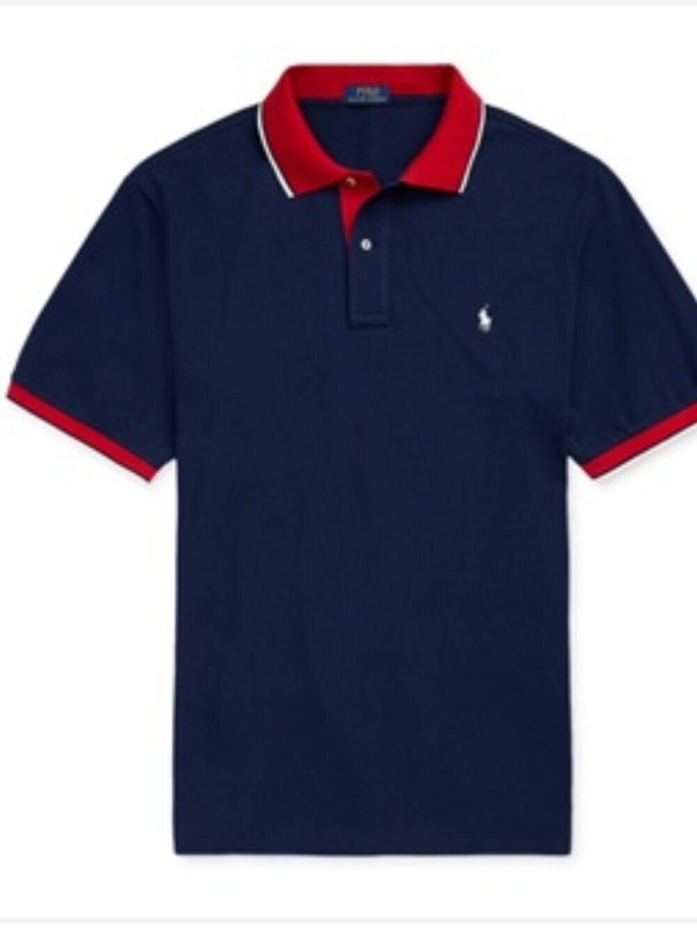 NWT Polo Ralph Lauren Men's Big & Tall Mesh Polo Shirt - Newport Navy 4LT